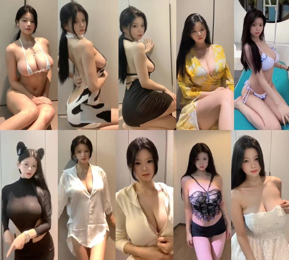 抖音主播乔乔子土豪定制合集含泳装素材大全