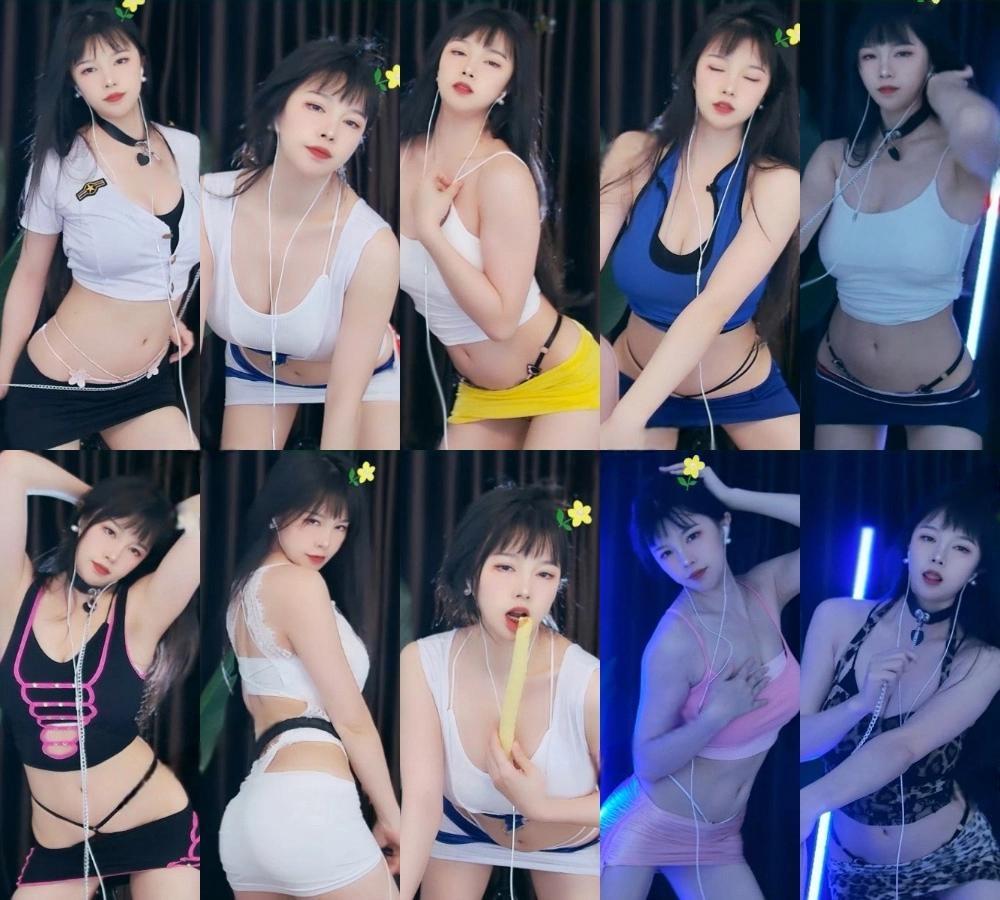 畅聊主播黎小胖4年12月精选跳舞合集超劲爆