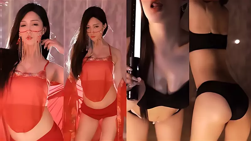 虎牙直播嘉映兜兜(小五)定制跳舞精油内衣11分10真不错