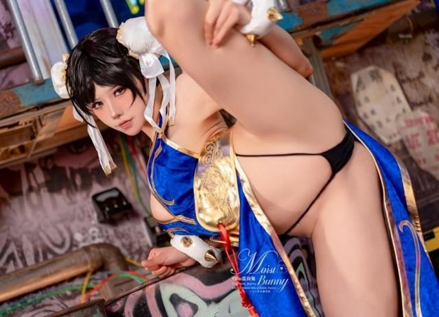 咬一口兔娘 NO.204 2月作品『街霸-春丽』桃花旗袍[86P1V-1.58GB]