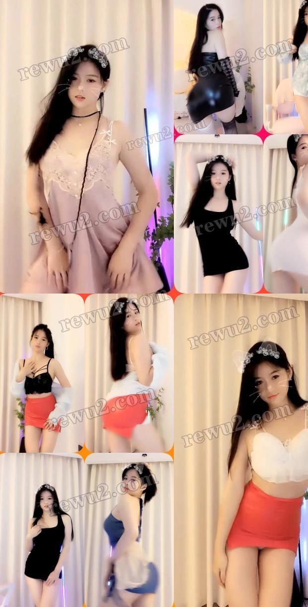 【花椒主播】Lisa乖乖小仙女粉丝群跳舞福利（14v/2.2g）素材大全