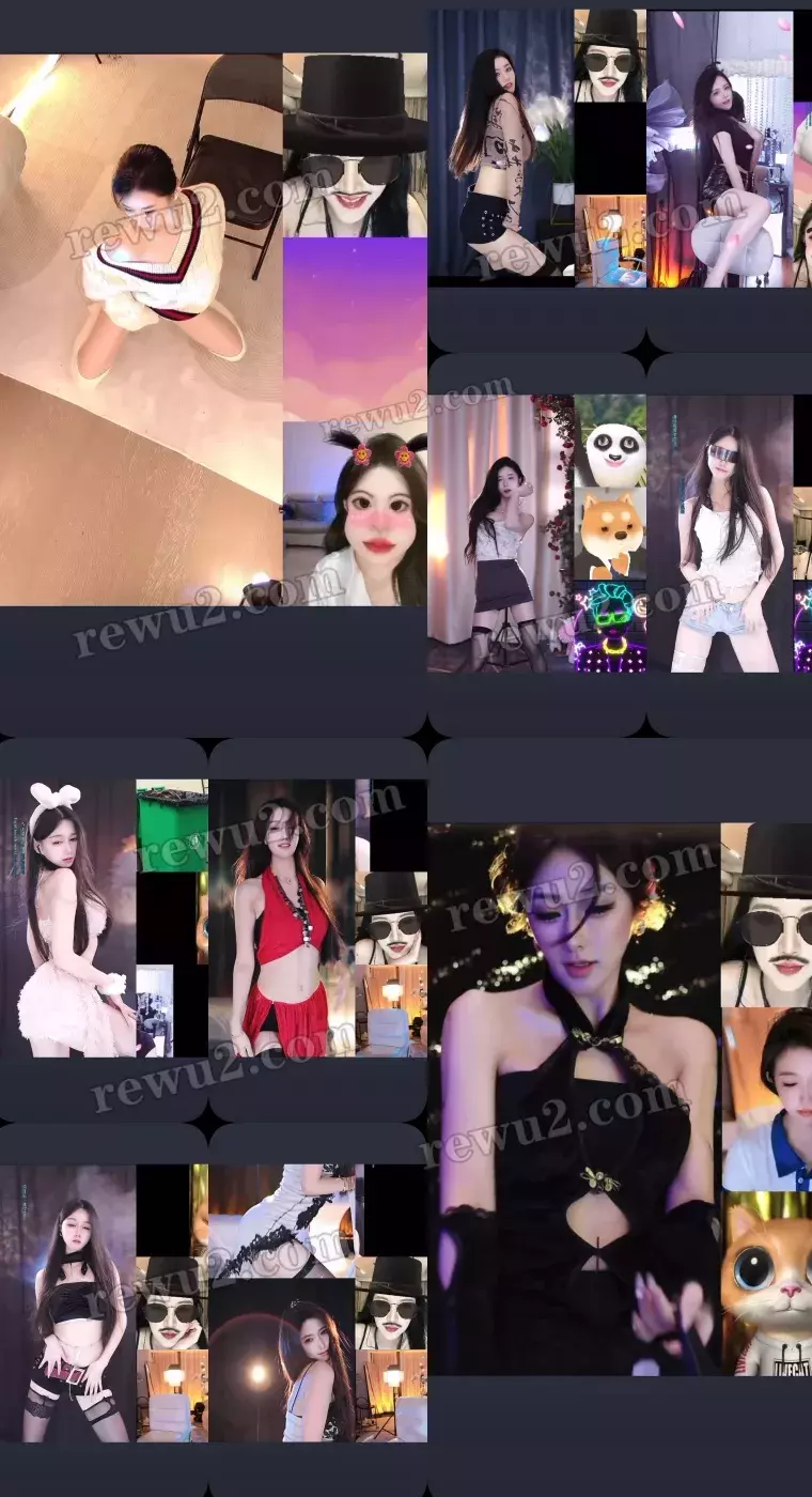 【抖音主播】 百变小艾 小瑶瑶 9277 星 郑多米 宋嘉佳 舒涵 杂货铺 跳舞录屏无水印 （15v/1.98g）真不错