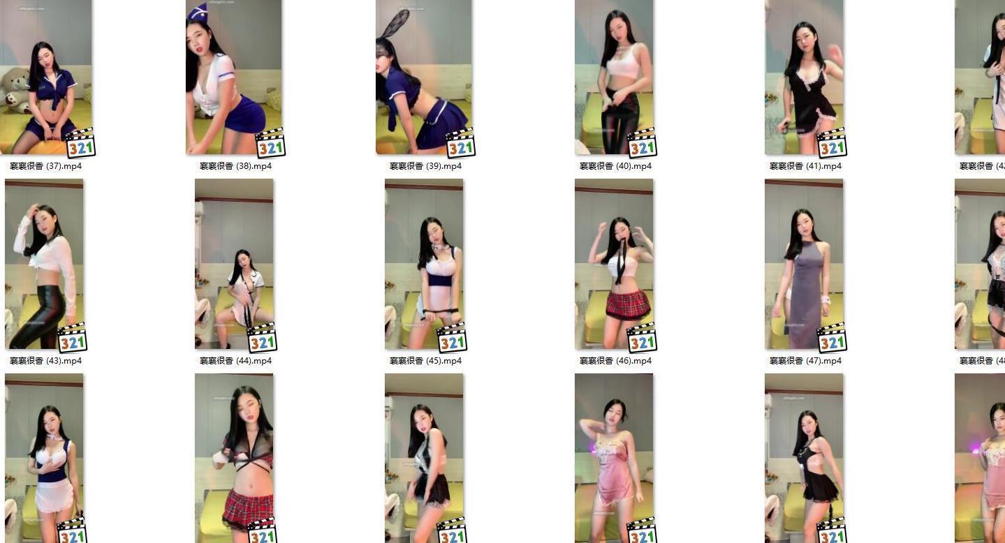 【快手主播】襄襄很香 高级付费群跳舞福利合集 （74V3.07G）素材分享