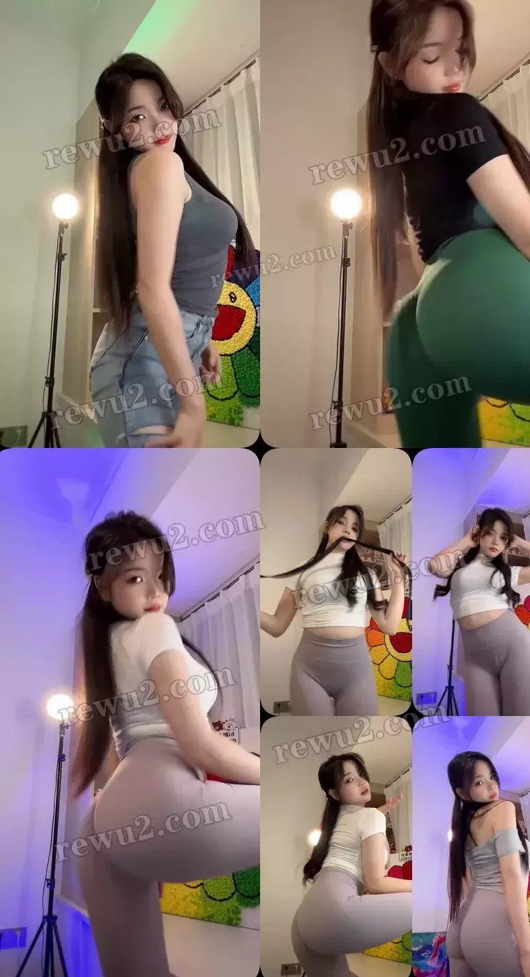 【快手主播】哇塞婧婧  美臀欣赏 跳舞录屏 无水印 （8v/410m）超劲爆