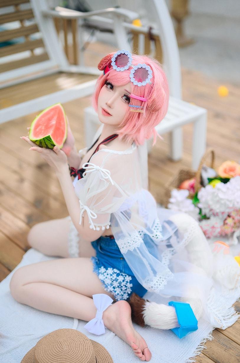 焖焖碳 明日方舟 澄闪泳装-快来一看