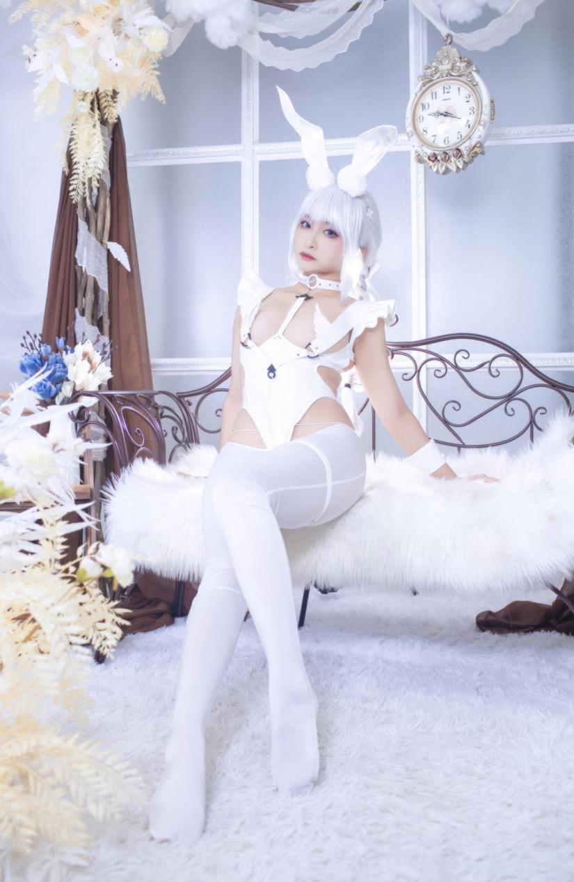 洛璃LoLiSAMA 恶毒 白兔 (碧蓝航线)-完美佳人